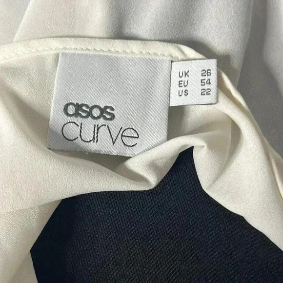 ASOS Curve Sleeveless Blouse Size 22 - Picture 4 of 5